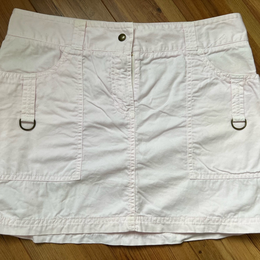 Benetton mini skirt, pale pink